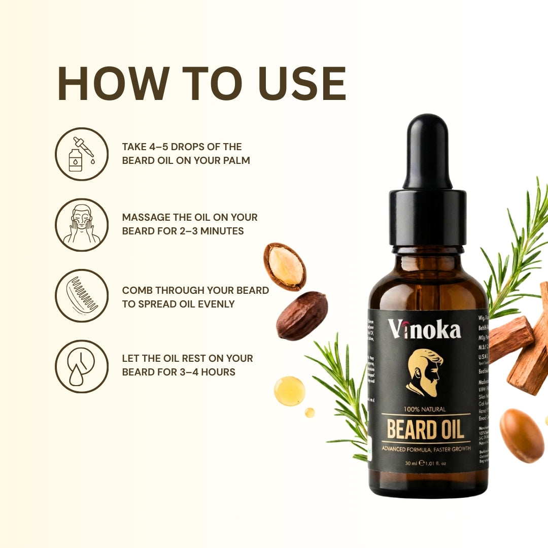 VINOKA Beard Oil – 30ml