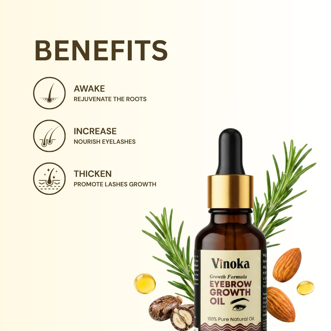 VINOKA Eyebrow Growth Oil – 30ml