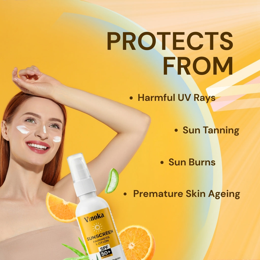 VINOKA Sunscreen Fairness Lotion – 100 ML