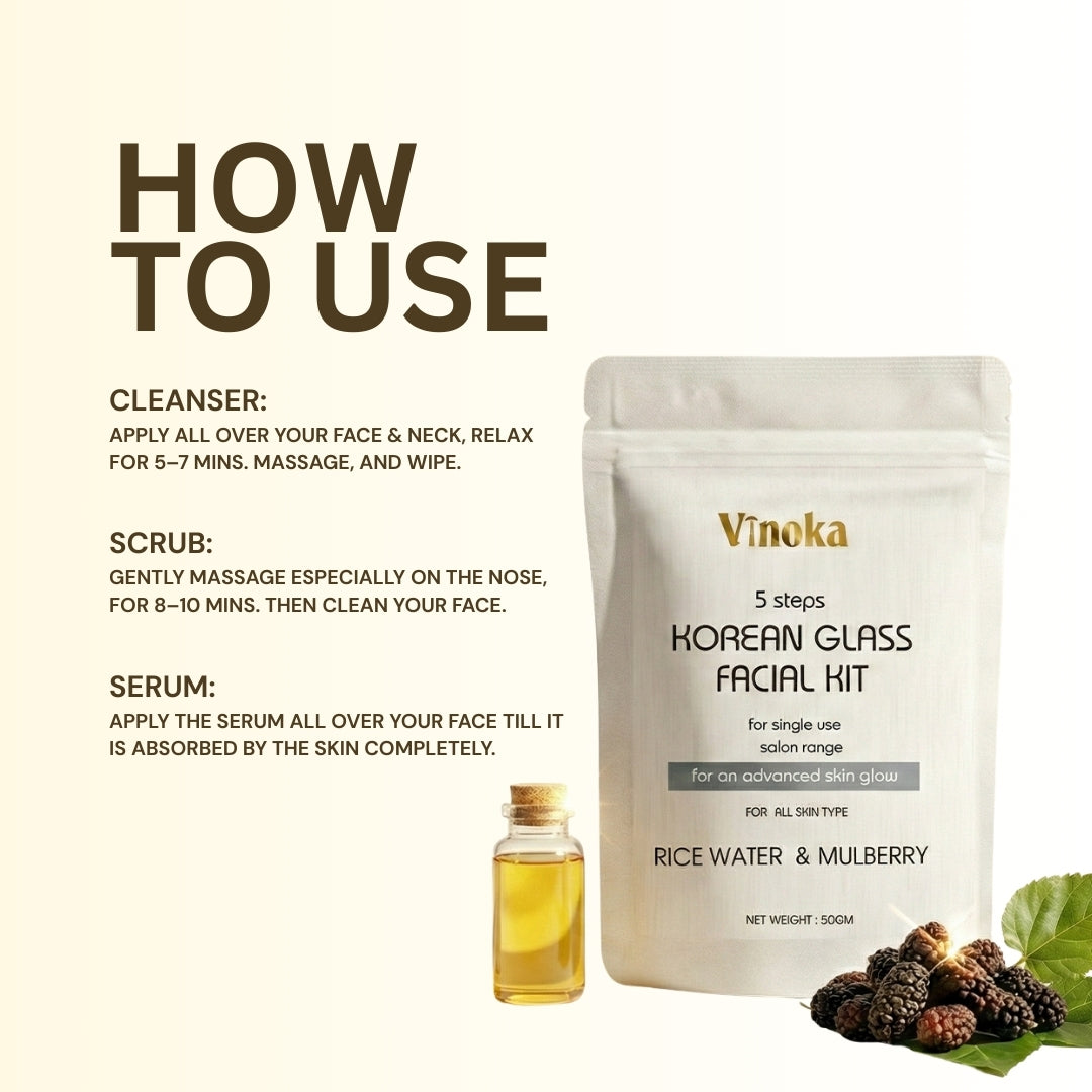VINOKA 5 Steps Korean Facial Kit - 50g