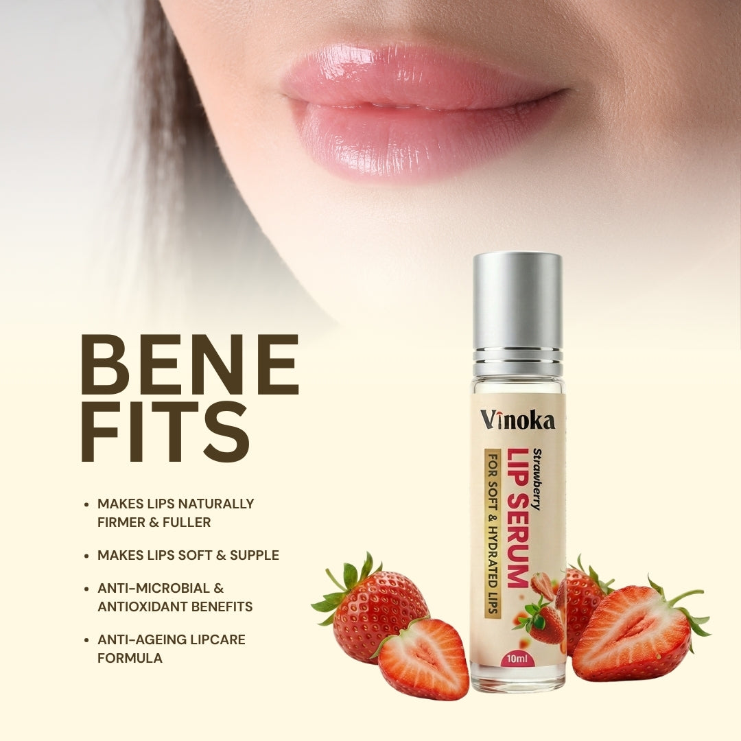 VINOKA Strawberry Lip Serum – 10ml