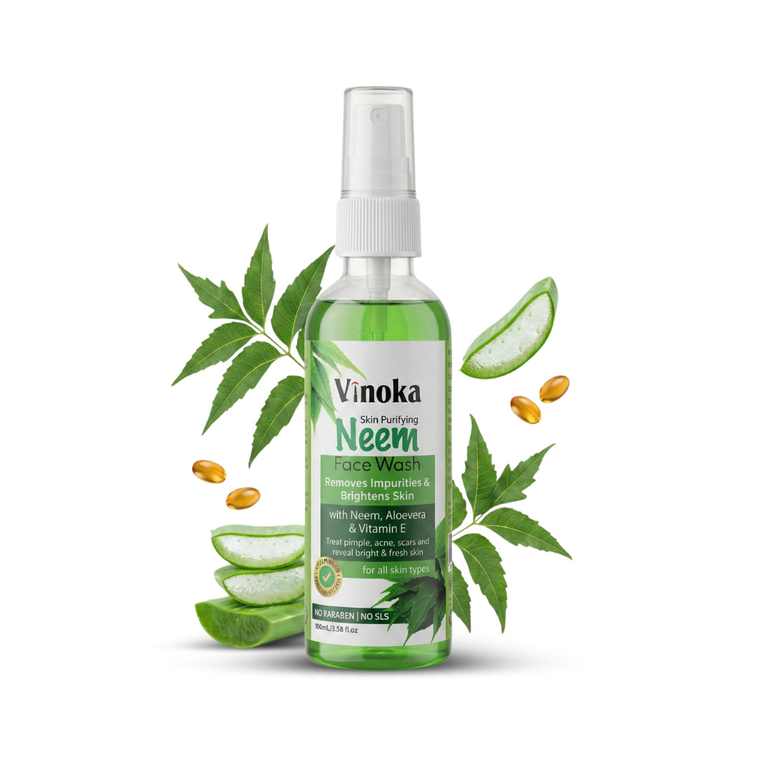 VINOKA Skin Purifying Neem Face Wash – 100ml