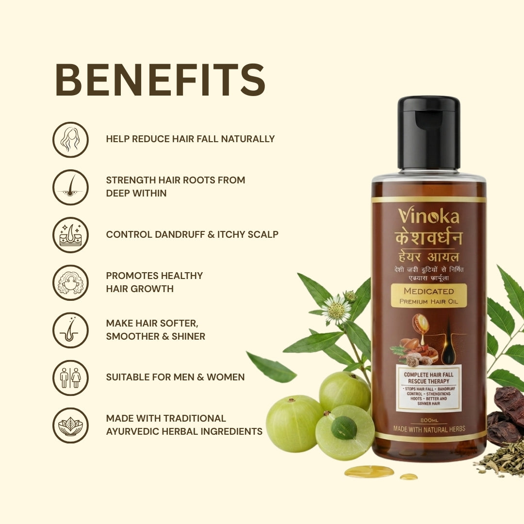 VINOKA Keshvardhan hair Oil (Advance Formula) - 200ml