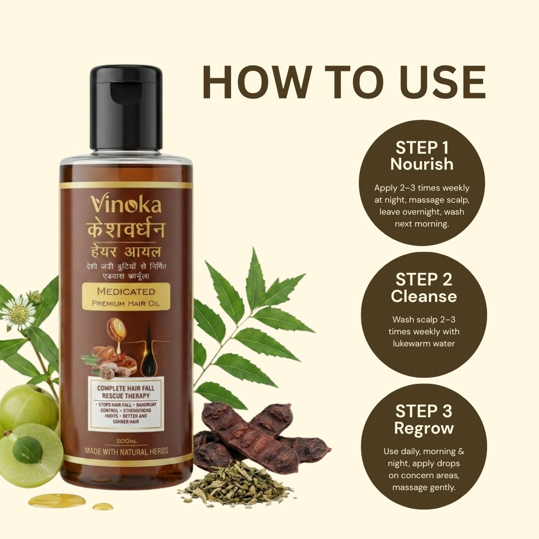 VINOKA Keshvardhan hair Oil (Advance Formula) - 200ml