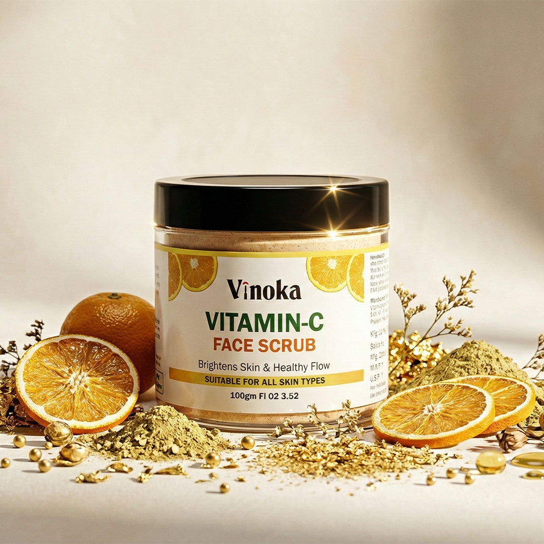 VINOKA Vitamin-C Face Scrub – 100gm