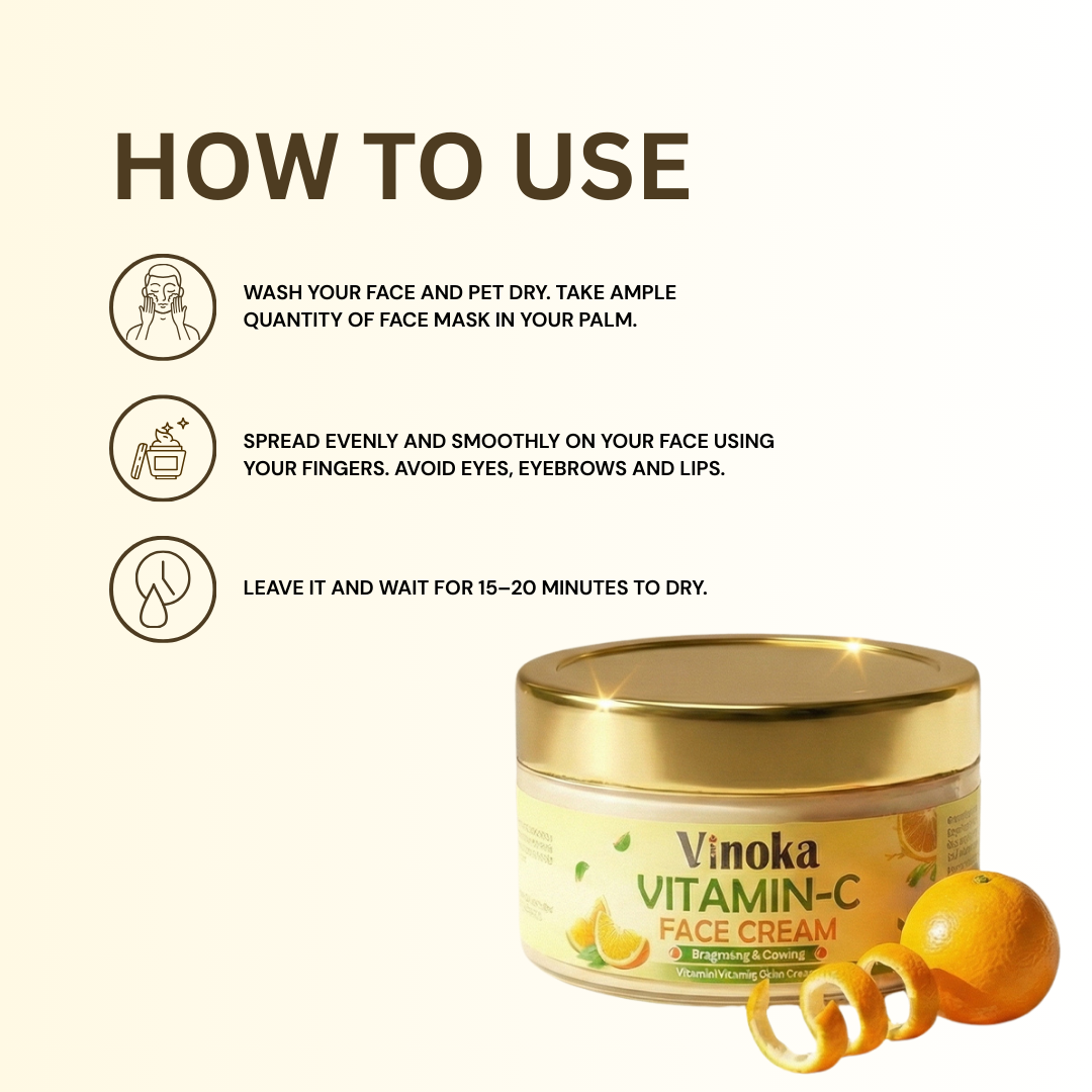 VINOKA Vitamin C Face Cream - 50g